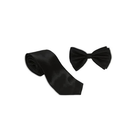 ELPA ELPA BORN FOR ALL WONDERFUL THINGS ELPA ELPA Boys Necktie and Bowtie Set black
