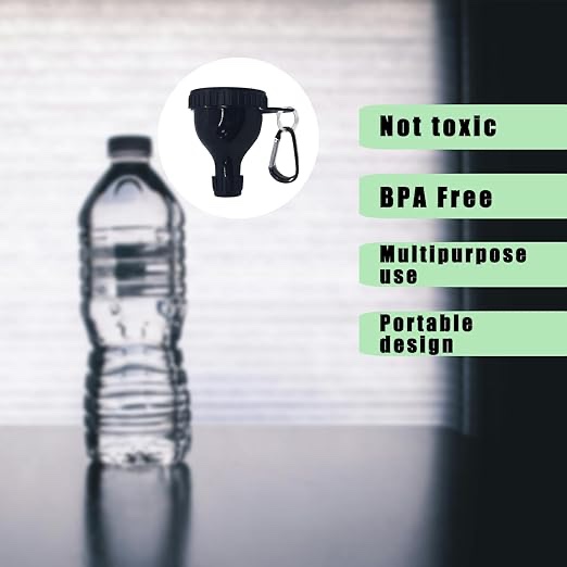 Protein Powder Container with Durable Keychain -Portable Protein Powder Supplement Funnels with Keychain-Portable Protein Powder Container to go for The Gym, Workouts, Fitness, and Travel Big 1PC