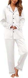 iffei womens pajama sets 2 piece silk pajamas for women matching christmas pjs with pockets