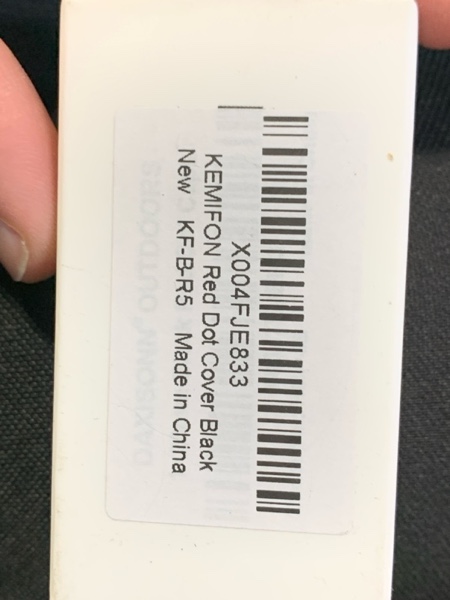 Condition photo showing New/Like New for Flip-up Red Dot Lens Cover Black Protection Caps for Sig Sauer Romeo5 & Optics Sight with 28mm Diameter Ocular/Objective Lips
