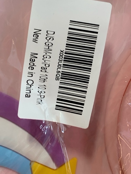 Condition photo showing New/Like New for VOFUOE for iPad 10th Generation Case 2022 10.9 Inch with Screen Protector Doll Keychain Shoulder Straps Pencil Holder Rotatable Stand Soft Silicone Tablet Cases for Kids Girls-Pink