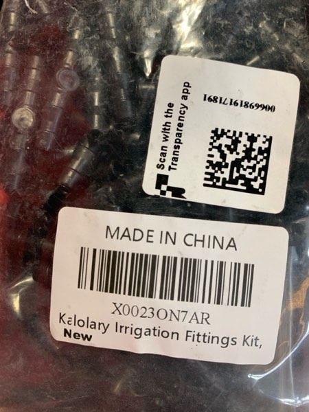 Condition photo showing New/Like New for Kalolary 200PCS Irrigation Fittings Kit, Drip Irrigation Barbed Connectors for 1/4-Inch Vegetable Garden Lawn Water Hose Connectors(80 Straight Barbs+60 Tees+20 Elbows+20 End Plug+20 4-Way Coupling)