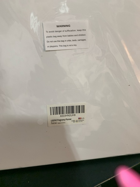 Condition photo showing New/Like New for Legend Pregnancy Journal & Memory Book – Keepsake Journal for Documenting Pregnancy Memories & First Time Moms – Baby Planner for Pregnancy Tracking – Hardcover, 11.2”x9.3? (Periwinkle)