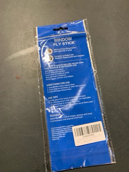 Condition photo showing New/Like New for Garsum Window Fly Traps Indoor, Fly Paper Bug Sticky Strips, House Fly Killer Window Decal Non-Toxic,4 Pcs 4 Traps