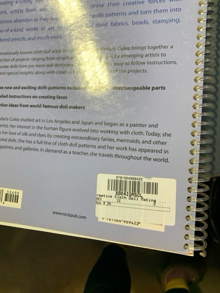 Condition photo showing New/Like New for Creative Cloth Doll Making: New Approaches for Using Fibers, Beads, Dyes, and Other Exciting Techniques