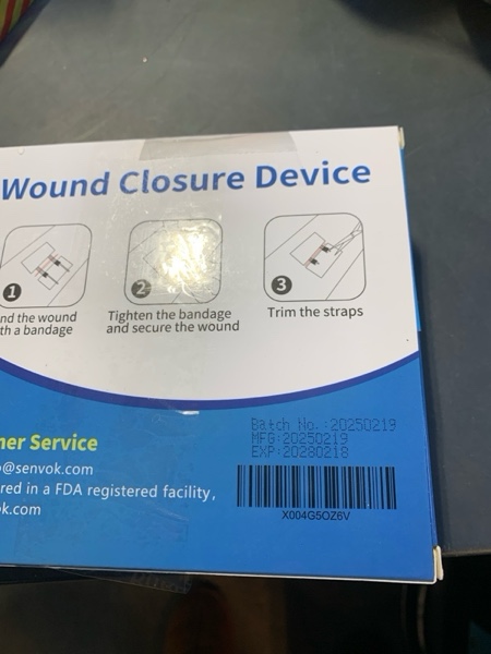 Condition photo showing New/Like New for Zip Stitch Wound Closure Strips | 4-Pack Stitchless Butterfly Bandages | Adjustable Tension for Painless Laceration Repair, Post-Surgery Care & Emergency First Aid Cotton 2-Strap 4-Pack