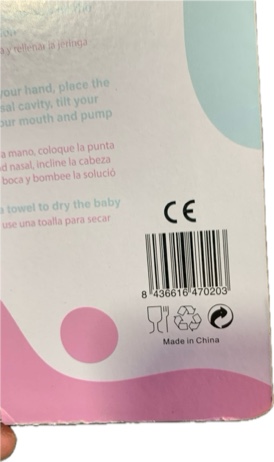 Condition photo showing New/Like New for Bluet B - Baby Nasal Syringe (2-Pack) — Safe Silicone Nasal Aspirator for Newborn - Infant Mucus Removal - 10ml Nose Cleaner Syringe for Baby - Toddler Congestion Relief - Reusable Tips (Pink)