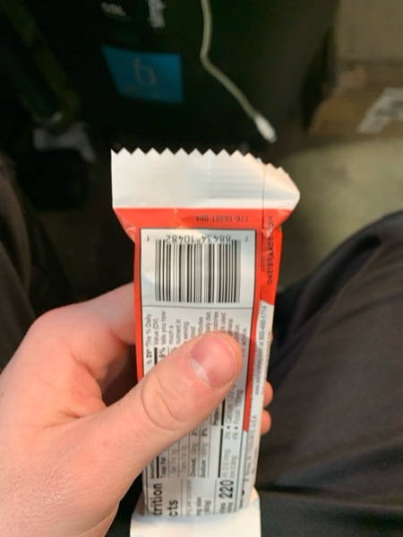 Condition photo showing New/Like New for PEANUT BUTTER CUP FLAVORED PROTEIN BAR