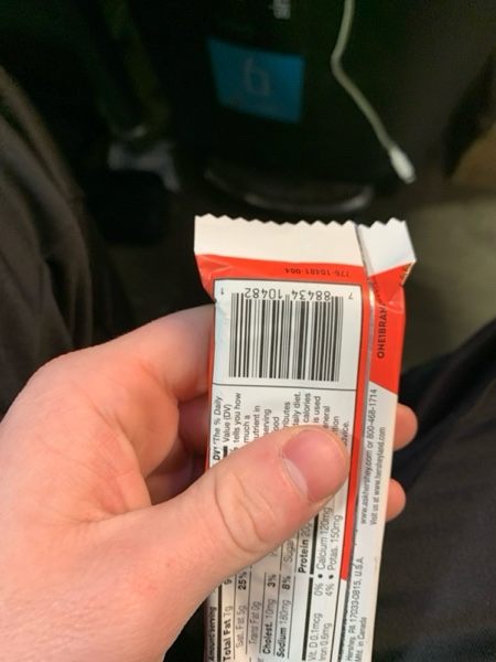 Condition photo showing New/Like New for PEANUT BUTTER CUP FLAVORED PROTEIN BAR