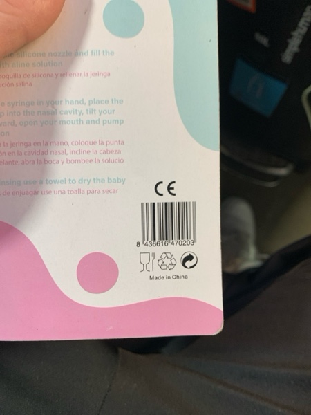 Condition photo showing New/Like New for Bluet B - Baby Nasal Syringe (2-Pack) - Safe Silicone Nasal Aspirator for Newborn - Infant Mucus Removal - 10ml Nose Cleaner Syringe for Baby - Toddler Congestion Relief - Reusable Tips - Pink