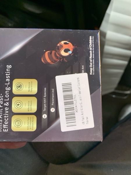 Condition photo showing New/Like New for 48 Pack Ant Killer Gel Bait, Long Lasting Indoor & Outdoor Ants Bait for Effective Ant Control, Safe & Easy to Use Pest Control for All Common Household Ants, Mess-Free Gel Stations Green