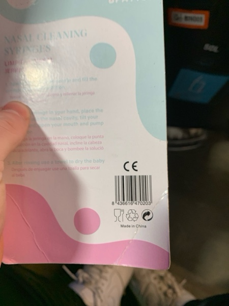 Condition photo showing New/Like New for Bluet B - Baby Nasal Syringe (2-Pack) - Safe Silicone Nasal Aspirator for Newborn - Infant Mucus Removal - 10ml Nose Cleaner Syringe for Baby - Toddler Congestion Relief - Reusable Tips - Pink