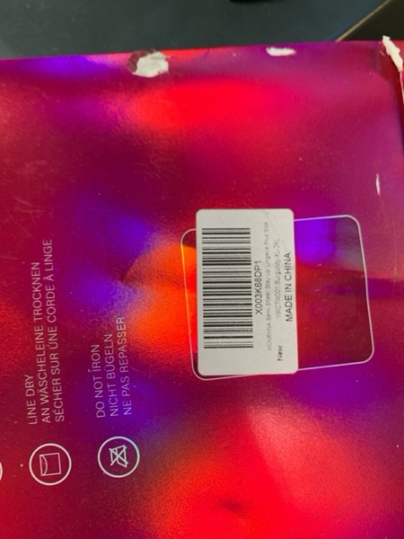 Condition photo showing New/Like New for HONENNA Plus Size Thigh High Stockings, Semi Sheer Stay Up Lingerie Lace Top Pantyhose for Curvy Women X-Large-XX-Large 1 Pair - Burgundy