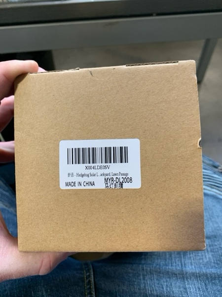 Condition photo showing New/Like New for Solar Lanterns Outdoor Waterproof Hedgehog Garden Decorations Gifts for Women Gifts for Mom Grandma Birthday Gifts Hanging Solar Lanterns Outdoor for Garden Decoration, Patio, Lawn, Passageway