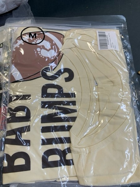 Condition photo showing New/Like New for (Medium) Maternity Pumpkins Football Shirt Women: Thanksgiving Pregnancy Tops Oversized Pumpkins T-Shirt Fall Football Tees Large Apricot