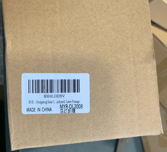 Condition photo showing New/Like New for Solar Lanterns Outdoor Waterproof Hedgehog Garden Decorations Gifts for Women Gifts for Mom Grandma Birthday Gifts Hanging Solar Lanterns Outdoor for Garden Decoration, Patio, Lawn, Passageway