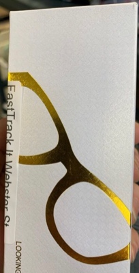 Condition photo showing New/Like New for Blue light blocking glasses