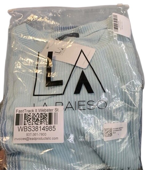 Condition photo showing New/Like New for Womens Long Sleeve Tops Color Block Crewneck Knitted Casual Pullover Sweatshirt Loose Fit Fall Clothes