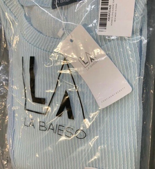 Condition photo showing New/Like New for Womens Long Sleeve Tops Color Block Crewneck Knitted Casual Pullover Sweatshirt Loose Fit Fall Clothes