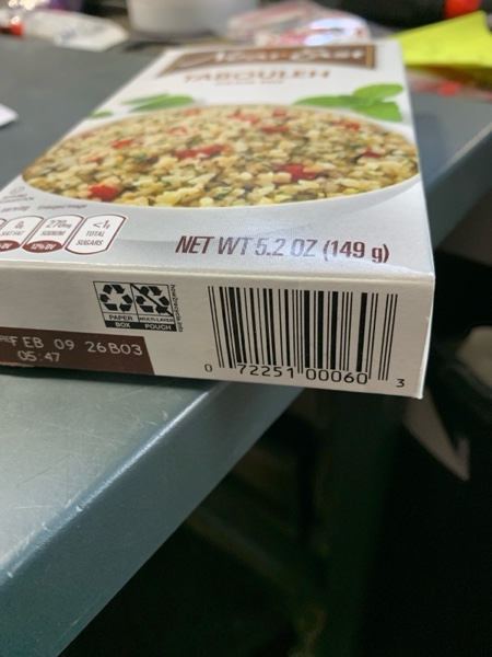 Condition photo showing New/Like New for Near East Tabouleh Grain Mix 5.2 oz (Pack of 6)