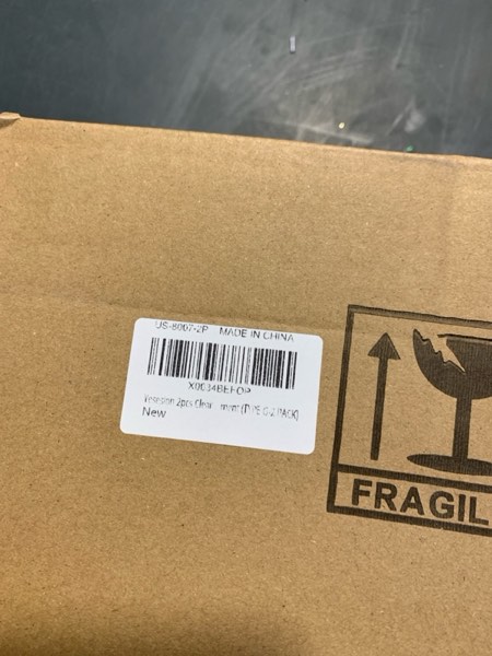 Condition photo showing New/Like New for Yesesion 2pcs Clear Plastic Cable Organizer Boxes with Adjustment Compartments, Desk Accessories Storage Case with Lid and 20 Wire Ties for Drawer, Office Supply, Electronic Management