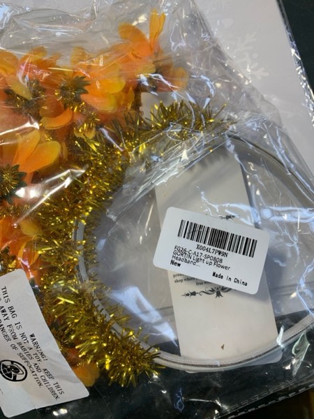 Condition photo showing New/Like New for GORTIN Light up Flower Headband Boho Sunflower Headpiece Floral Crown Hair Accessories for Women Colorful light 1 Count (Pack of 1)