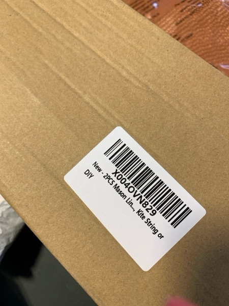 Condition photo showing New/Like New for 2PCS Mason Line with Handle,Twisted 540 FT #18 Braided Nylon Mason String with 10 Built-in Levels and Spool Construction Line,String Level Line Kit for Gardening Or Masonry Tools, Kite String or DIY