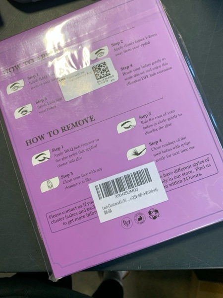 Condition photo showing New/Like New for B&Qaugen B&Q Eyelash Extension Kit with Bottom Lash Extension 10-18mm 40D D Curl Lash Clusters Kit with Bottom Lashes DIY Lash Extension Kit Bond and Seal Lash Applicator (Kit-40D-D-MIX10-18)
