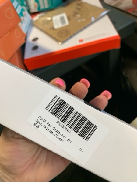 Condition photo showing New/Like New for Hat Organizer for Baseball Caps,Hat Rack for Wall, Compact Hat Storage Display Holder,Hold Up to 10 Hats,Hat Hanger Strong Adhesive/Wall Drilled for Door,Bedroom,Closet 1 Pack Gery Black