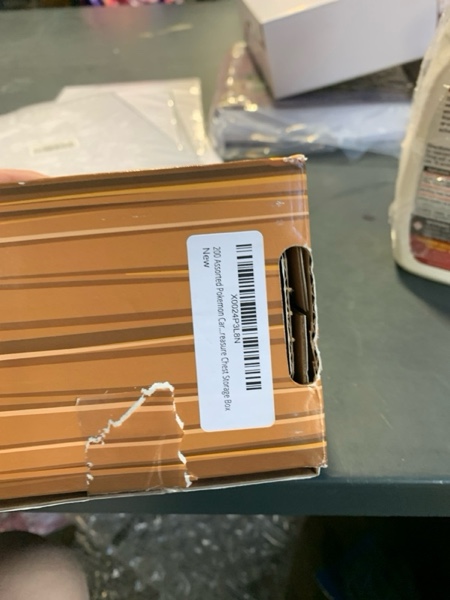 Condition photo showing New/Like New for Golden Groundhog TCG Deck Box Bundled with 200 Assorted Pokemon Cards (3 GX Ultra Rares, 4 Rare Card