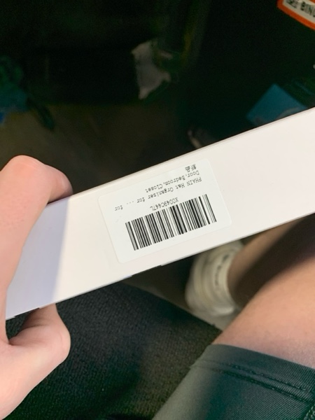 Condition photo showing New/Like New for Hat Organizer for Baseball Caps,Hat Rack for Wall, Compact Hat Storage Display Holder,Hold Up to 10 Hats,Hat Hanger Strong Adhesive/Wall Drilled for Door,Bedroom,Closet 1 Pack Gery Black