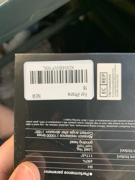 Condition photo showing New/Like New for SMARTDEVIL 2 Pack Privacy Screen Protector for iPhone 16, [Anti-Spy] [Military-Grade Shatterproof] [9H Hardness] Tempered Glass, [Easy Installation] Bubble-Free & Case-Friendly, Dust-Free Box iPhone 16 Privacy