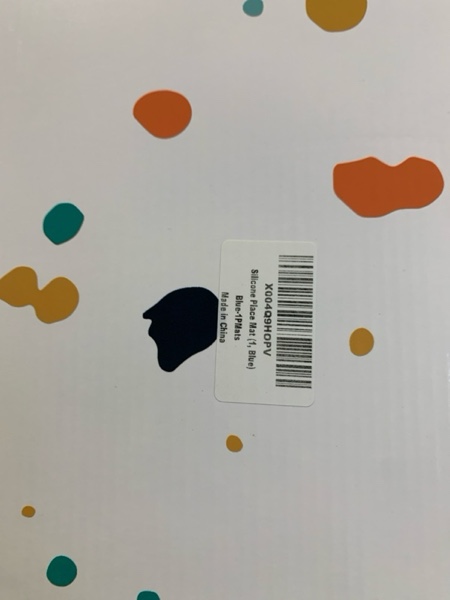 Condition photo showing New/Like New for Baby Silicone Mat with Stainless Steel Divided Plate – Non-Slip Suction Base & 4 Straps to Secure Baby Essentials, BPA-Free Self Feeding Placemat for Infants Toddlers High Chair & Dining Table 1 Blue