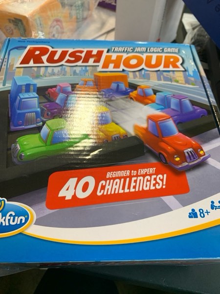 Condition photo showing New/Like New for ThinkFun Rush Hour Traffic Jam Logic Game - Engaging STEM Toy for Kids Age 8 and Up - Enhances Reasoning & Planning Skills - MESH Accredited - 20+ Awards - Trusted Worldwide Seller for Over 20 Years
