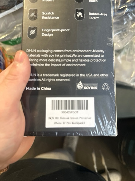 Condition photo showing New/Like New for 9H+ Glass for iPhone 17 Pro Max Screen Protector (NO.1 Military Grade Shatterproof) Screen Protector 17 Pro Max Tempered Glass, Full Edge Coverage, 2 Pack