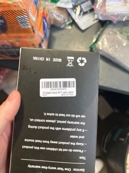Condition photo showing New/Like New for USB C to USB C Cable, 2-Pack 6FT 60W Fast Charging Cable Type C Charger Cord for iPhone 17/17 Pro/17 Pro Max/Air/16/15 Pro Max/Plus, iPad, MacBook, Galaxy S25/S24/S23, Pixel 10/9/8/7, Tablet, Android 6FT Black