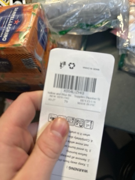 Condition photo showing New/Like New for Yellow and Blue Birthday Candle Number 5 Candle Yellow Blue Cake Topper Cartoon Birthday Theme Decorations for Boys Girls Kids Cartoon Animated Decor Supplies (Number 5)