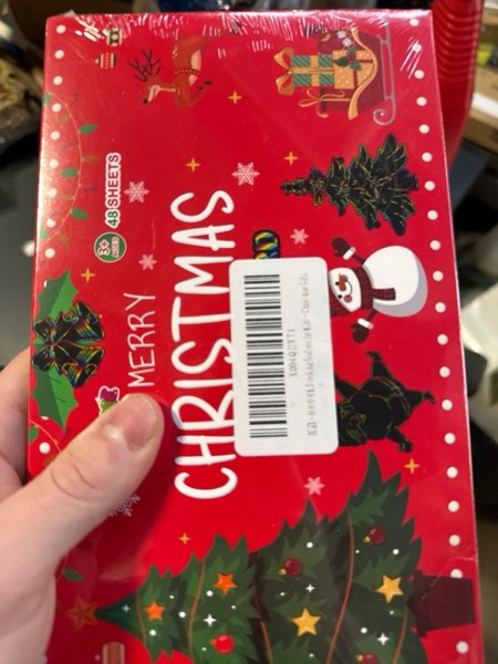 Condition photo showing New/Like New for Stocking Stuffers - 48 PCS Rainbow Scratch Paper Cards Set | Christmas Crafts Toys Game for Kids - Christmas Gifts Ornaments Party Favors Decorations Supplies for Grandkids - Toddler Stocking Stuffers