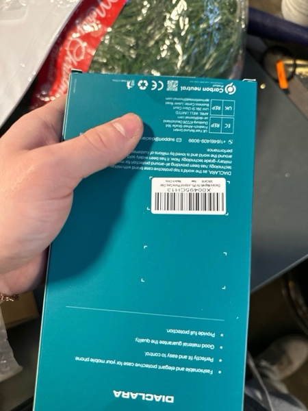 Condition photo showing New/Like New for Diaclara Magnetic for iPhone 15 Pro Max Case, [with Privacy Screen Protector] [Anti Spy] [Military Grade Drop Protection] Heavy Duty Full-Body Shockproof Phone Case, Clear Magnetic Clear iPhone 15 Pro Max 6.7"