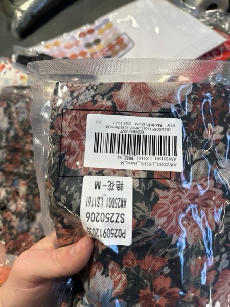 Condition photo showing New/Like New for LILLUSORY Lace Long Sleeve Floral Mesh Mockneck Going Out Tops for Women Spring Fashion 2025 Floralfierce Medium