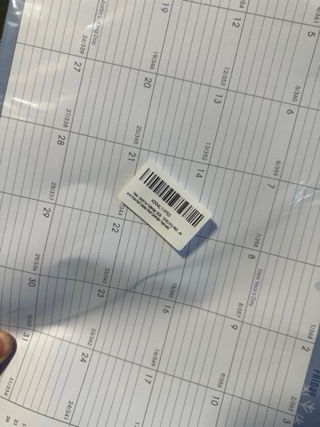 Condition photo showing New/Like New for Lbylyhxc 2026 Calendar - 18 Monthly Wall Calendar 2026 from January 2026 to June 2027, 14.8 x 11.5 Inches.Thick Paper includes major holidays and dedicated space for notes and important dates (Wall Calendar Festivals)