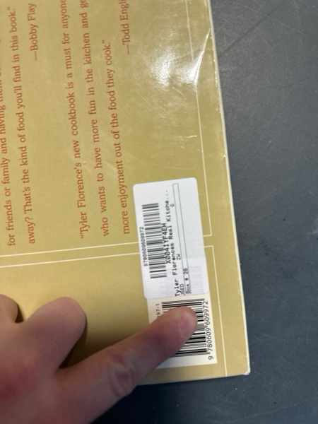 Condition photo showing New/Like New for Tyler Florence's Real Kitchen: An Indispensable Guide for Anybody Who Likes to Cook