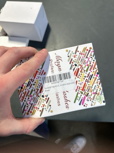 Condition photo showing New/Like New for Reusable Magnetic Eyelashes,Soft Magnetic Lashes,No Glue Needed Eyelashes Cat Eye Natural Look Lash Clusters Kit, Easy to Wear, Reusable (Applicator)