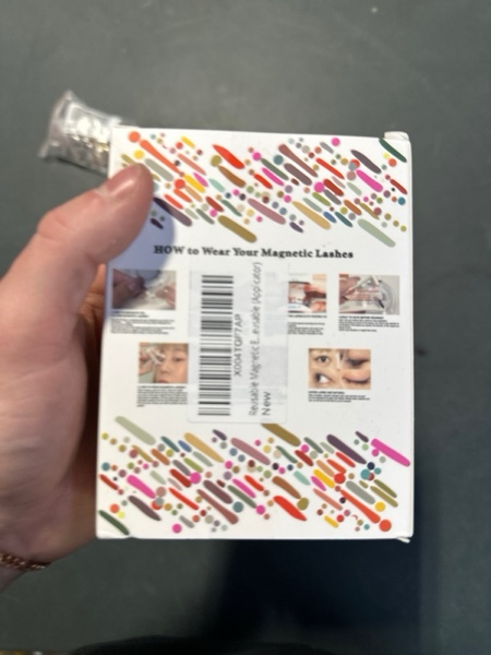 Condition photo showing New/Like New for Reusable Magnetic Eyelashes,Soft Magnetic Lashes,No Glue Needed Eyelashes Cat Eye Natural Look Lash Clusters Kit, Easy to Wear, Reusable (Applicator)