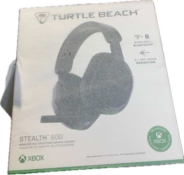 Condition photo showing New/Like New for Turtle Beach Stealth 600 Wireless Multiplatform Amplified Gaming Headset for Xbox Series X|S, Xbox One, PC, PS5, PS4, & Mobile – Bluetooth, 80-Hr Battery, Noise-Cancelling Mic – Black Stealth 600 XB