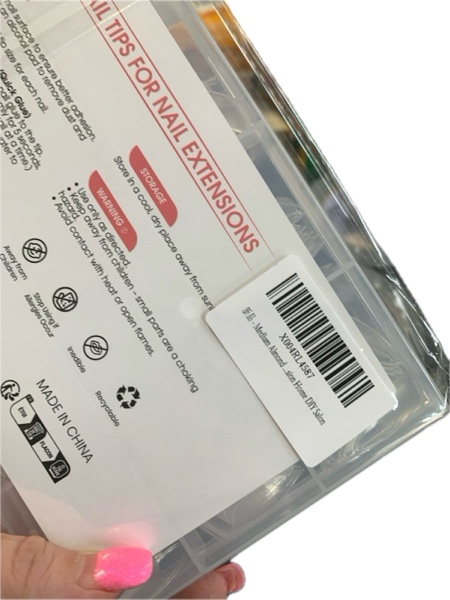 Condition photo showing New/Like New for Medium Almond Nail Tips — SSWSBYKE 300 Pieces Soft Gel Nail Tips for Full Cover Pre-Shaped Acrylic Fake Nails Tips — 15 Sizes Half Matte Press On Nails for Extension Home DIY Salon