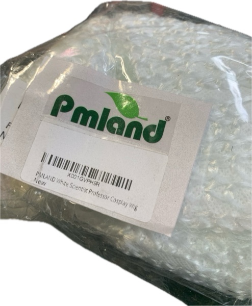 Condition photo showing New/Like New for PMLAND White Scientist Professor Cosplay Wig