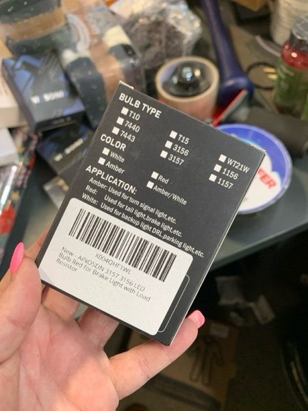 Condition photo showing New/Like New for 3156 3157 LED Bulb Red for Brake Light, 3157A Anti Hyper Flash Error Free Tail Light, 3057 4057 T25 Bulbs for 12-24V Car Truck Stop Lights, Fit CK & Standard Socket, 2 Pack