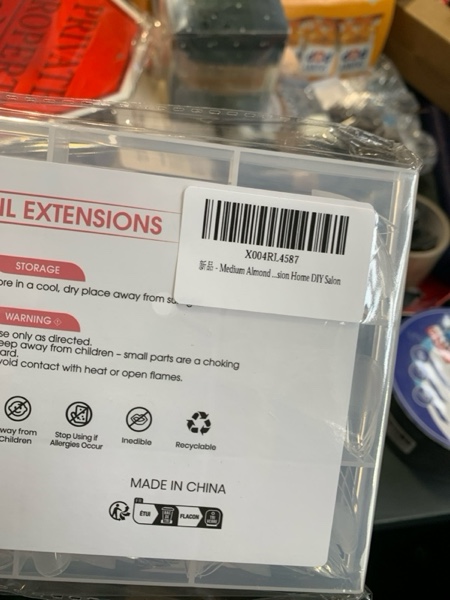 Condition photo showing New/Like New for Medium Almond Nail Tips, SSWSBYKE 300pcs Soft Gel Nail Tips for Full Cover Pre-Shaped Acrylic Fake Nails Tips 15 Sizes Half Matte Press On Nails for Extension Home DIY Salon