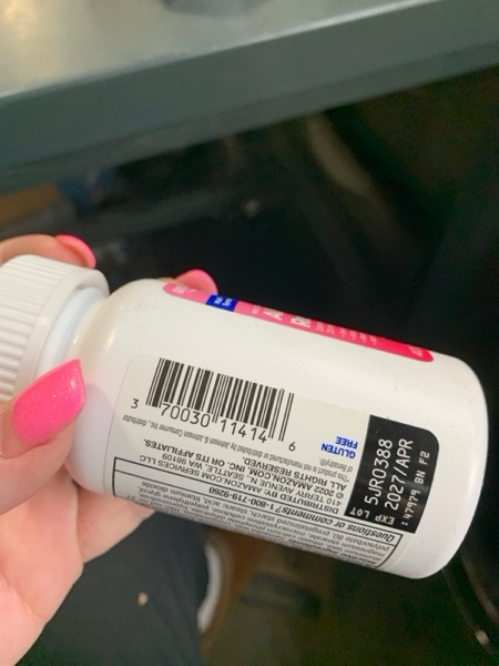 Condition photo showing New/Like New for Amazon Basic Care Complete Allergy Relief, Diphenhydramine HCl 25 mg, Relieves Symptoms, Antihistamine Tablets, 400 Count (Bb April 2027)